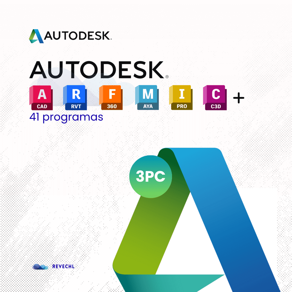 Autodesk Suite - Licencia Oficial Anual (41 Programas)